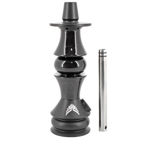 Stem Narguile Pequeno Marajah Nano Umbrella Preto